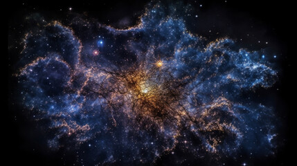 Naklejka premium Beyond the Stars: Delving into the Mysteries of Astronomy and the Cosmos