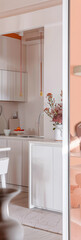 Fototapeta na wymiar Cozy and contemporary kitchen design image