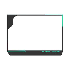 Animated Stream Overlay Face cam Border
