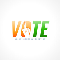 indian voting day background for political volunteer