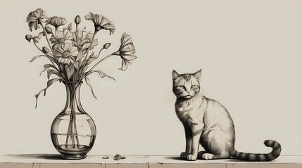 Beautiful Cat - obrazy, fototapety, plakaty