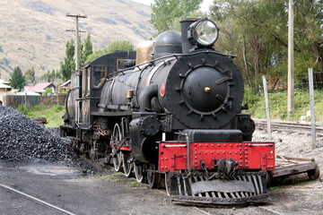 Fototapeta na wymiar Steam Locomotive