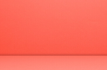 Fototapeta premium Pink Background Studio Pastel Gradient Backdorp Wall Floor Gradation Color Spring Abstract Red Soft Template Vintage Loft Minimal Cement Platform Mockup Stage Scene 3d Bg Fantasy Tone Valentine.