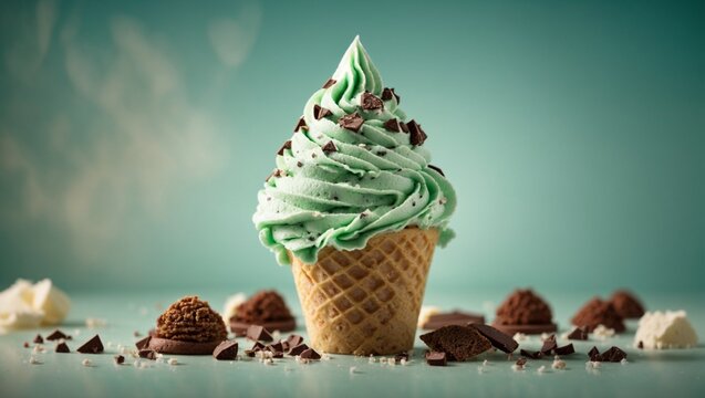 LACTAID® Lactose-Free Mint Chocolate Chip Ice Cream