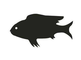 A stunning fish vector, crafted with intricate detail, showcasing the beauty of aquatic life. Its vibrant colors and graceful movement capture the essence of underwater elegance, making it a captivate