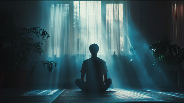 Being alone in a quiet area