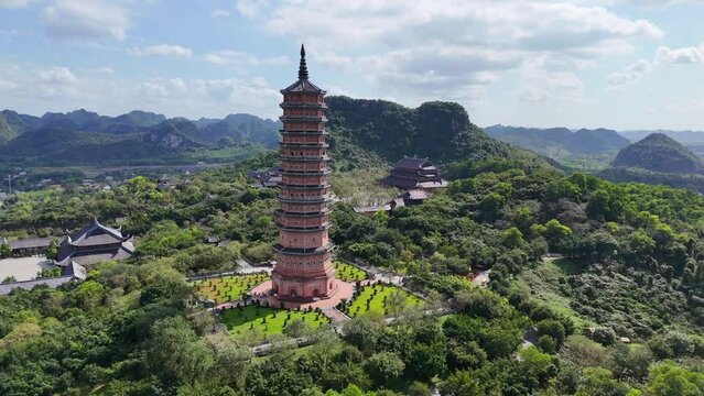 Bai Dinh Temple Spiritual and Cultural Complex is a complex of Buddhist temples on Bai Dinh Mountain in Gia Vien District, Ninh Binh Province, Vietnam. 