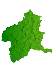 群馬　地図　緑　日本　アイコン