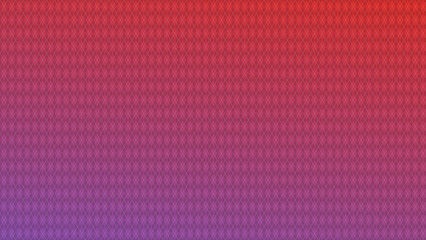 An illustration of a red and pink gradient with an argyle texture.