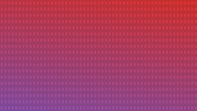 An illustration of a red and pink gradient with an argyle texture.