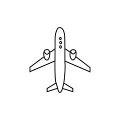 Continuous line drawing of aircraft flight routes and airport destinations.