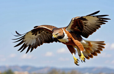 Obraz premium eagle bird Realistic images of wild animal world with blurred background