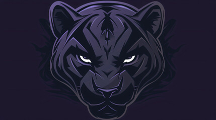 Black Panther face logo