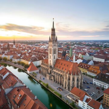 Ulm is a city in the federal German state of Baden-Warttemberg, situated on the River Danube.