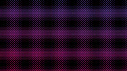 An illustration of a gradient pink, purple, and black brick pattern.