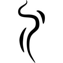 Fototapeta premium Smoke Line Doodle
