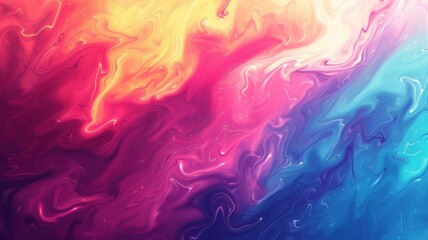 Fototapeta na wymiar Fluid Art Spectrum - Colorful abstract fluid art for vibrant backgrounds