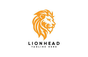 Premium luxury vector lion head logo icon