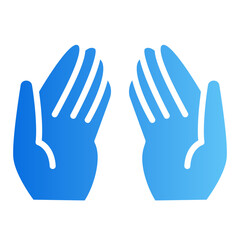 open hands gradient icon