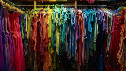 Colored clothing