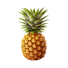 Fototapeta premium pineapple isolated on transparent background