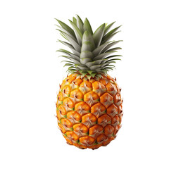 pineapple isolated on transparent background