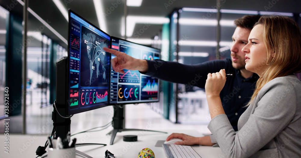 Aufkleber Data Analyst Using Data Analytics KPI