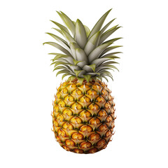 Fototapeta premium pineapple isolated on transparent background