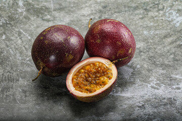 Fresh ripe sweet tropical Maracuya