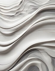 A modern and sleek design featuring a white and gray background with a wavy pattern created by shading and highlights, adding a visually intriguing element Generative AI
