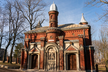 Obraz premium Chapel (“Palac Heroda”) in Calvary Park. Upper Silesia. Piekary Śląskie, Poland.
