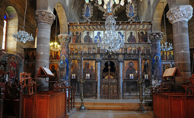 Guzelyurt, Cyprus. April 12, 2013. St Mamas Monastery and Icon Museum in Guzelyurt, Cyprus