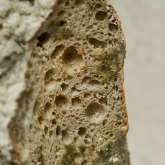 bread with mold 