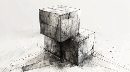 Gray split cube