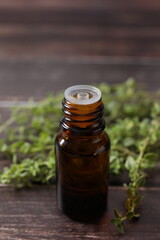 essential oil with thyme