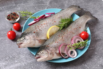 fish on a plate