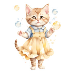cat playing with soap bubbles8
Generative AI