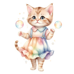 cat playing with soap bubbles6
Generative AI