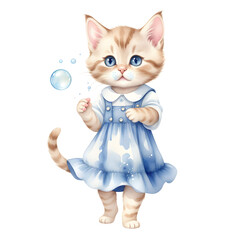 cat playing with soap bubbles4
Generative AI