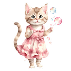 cat playing with soap bubbles1
Generative AI