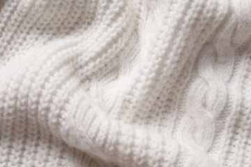 close up of knitting needles