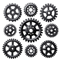 Set of gears generative ai