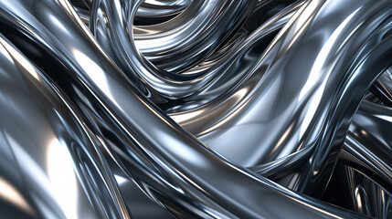 Metallic curve geometry background