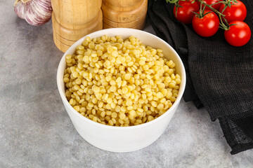 Organic wheat pasta - boiled ptitim