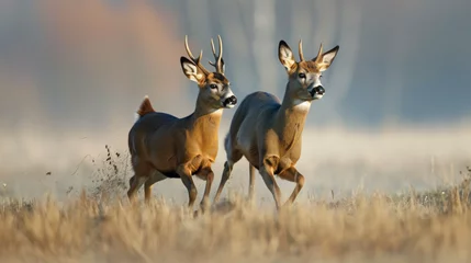 Foto auf Acrylglas European roe deer Capreolus  male © Daniel