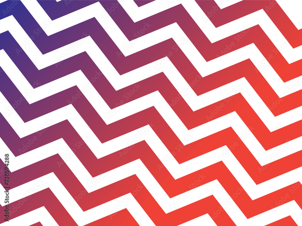 Poster zigzag chevron seamless pattern in black vector.