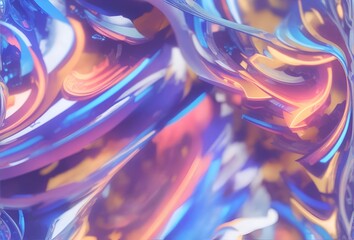 Abstract liquid color background. Fashionable background for design projects. Illustrations created using artificial intelligence. Illustrations and Clip Art AI generated.