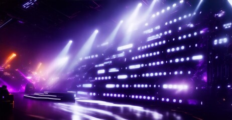 Obraz premium Abstract disco light colored background. Fashionable background for design projects. Illustrations created using artificial intelligence. Illustrations and Clip Art AI generated.