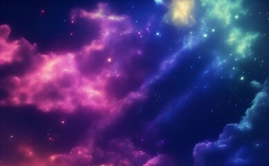 Obraz premium Abstract cosmic color background. Fashionable background for design projects. Illustrations created using artificial intelligence. Illustrations and Clip Art AI generated.