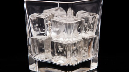 ice cubes copy space 3D UHD WALLPAPER